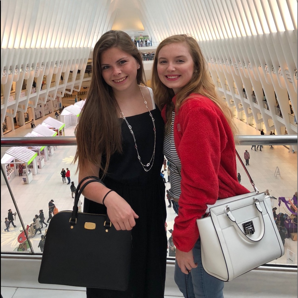 White Michael Kors purse